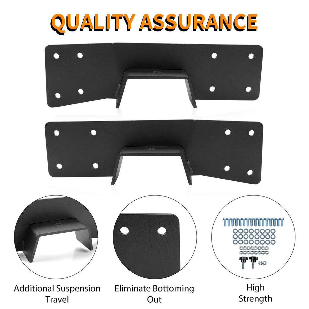 Steel Rear Axle Lowering C Notch Flip Kit for Chevy Silverado 1500 (1999–2006)