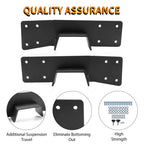 Steel Rear Axle Lowering C Notch Flip Kit for Chevy Silverado 1500 (1999–2006)