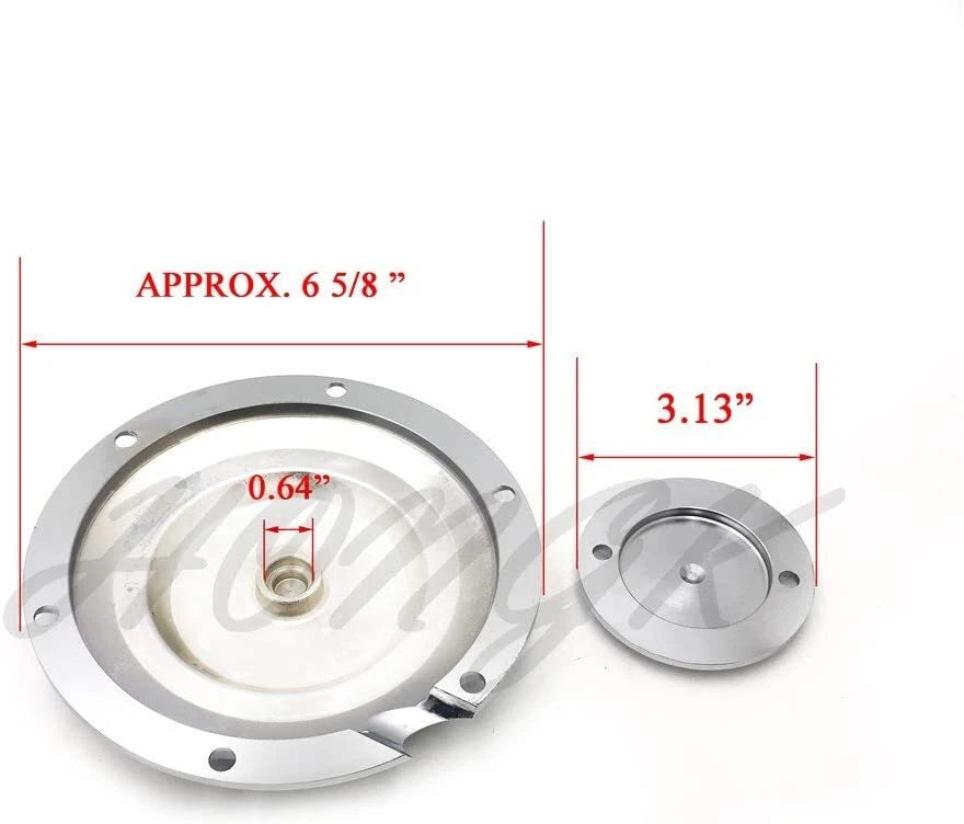 Chrome Timing Cover for Harley Sportster XL XR 883 1200 Iron 48 72 (2004–2023)