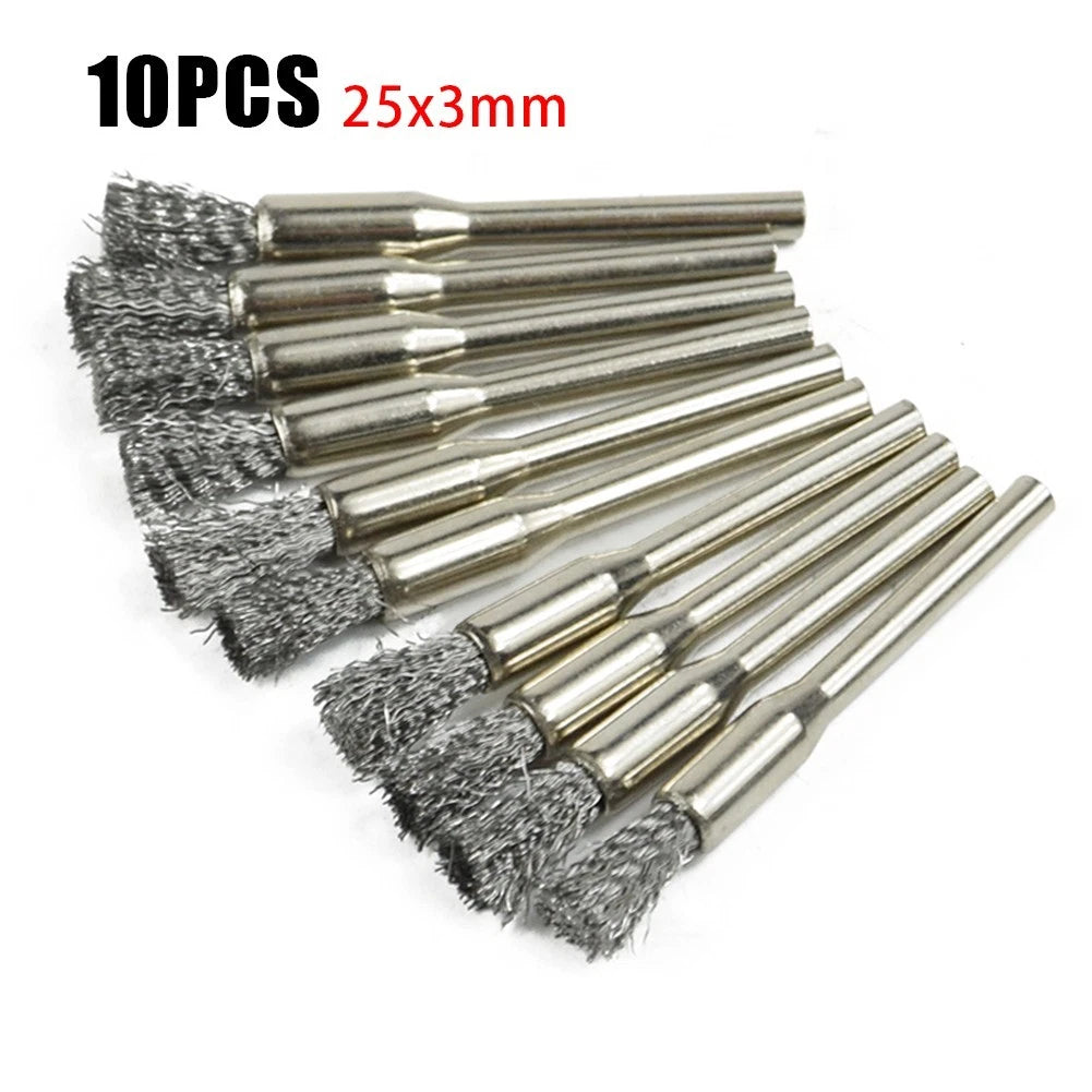 Wire Brush for Rotary Drill (Stainless Steel)