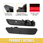 Pair Rear LED Side Marker Light for Ford (2004–2008) 4R3Z-15A201-BA