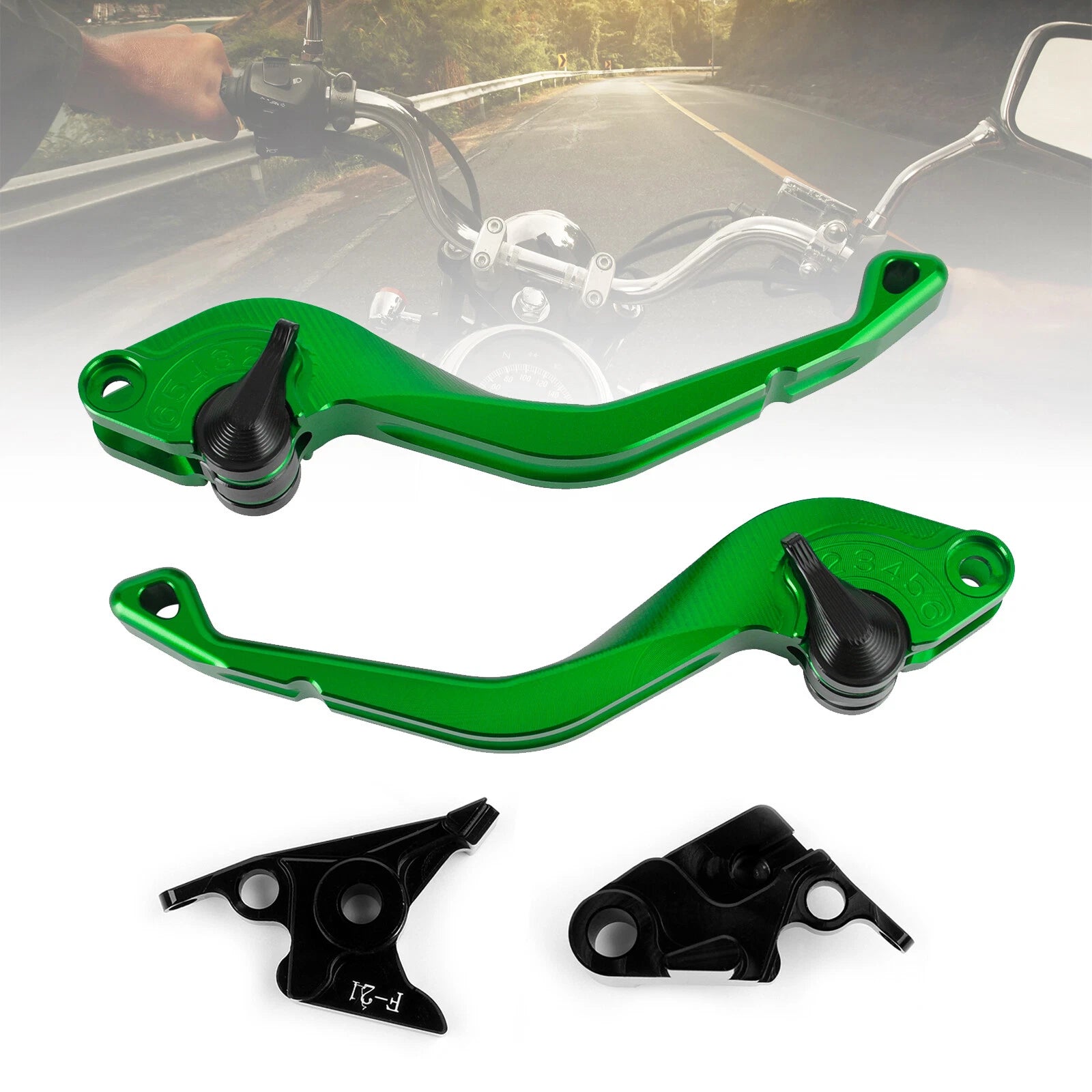 CNC Short Clutch Brake Lever for Kawasaki Z900 (2017–2018) T9