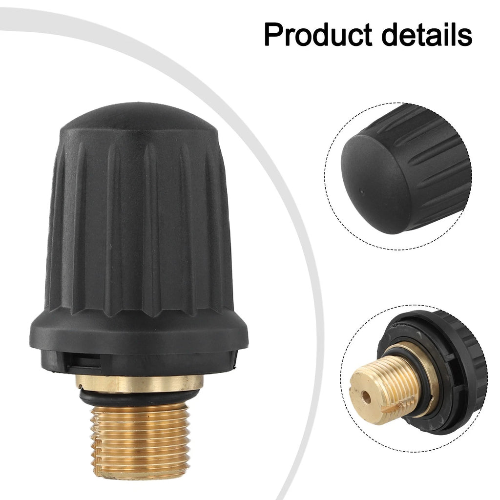 Steam Cleaner Safety Cap with Black O Ring for Karcher 4 (590105 0)