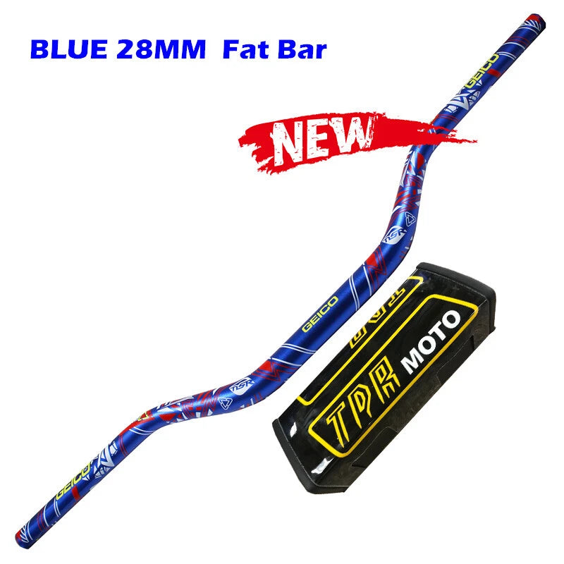 1 1/8" Handlebars + Pad for Yamaha Dirtbike (MX)