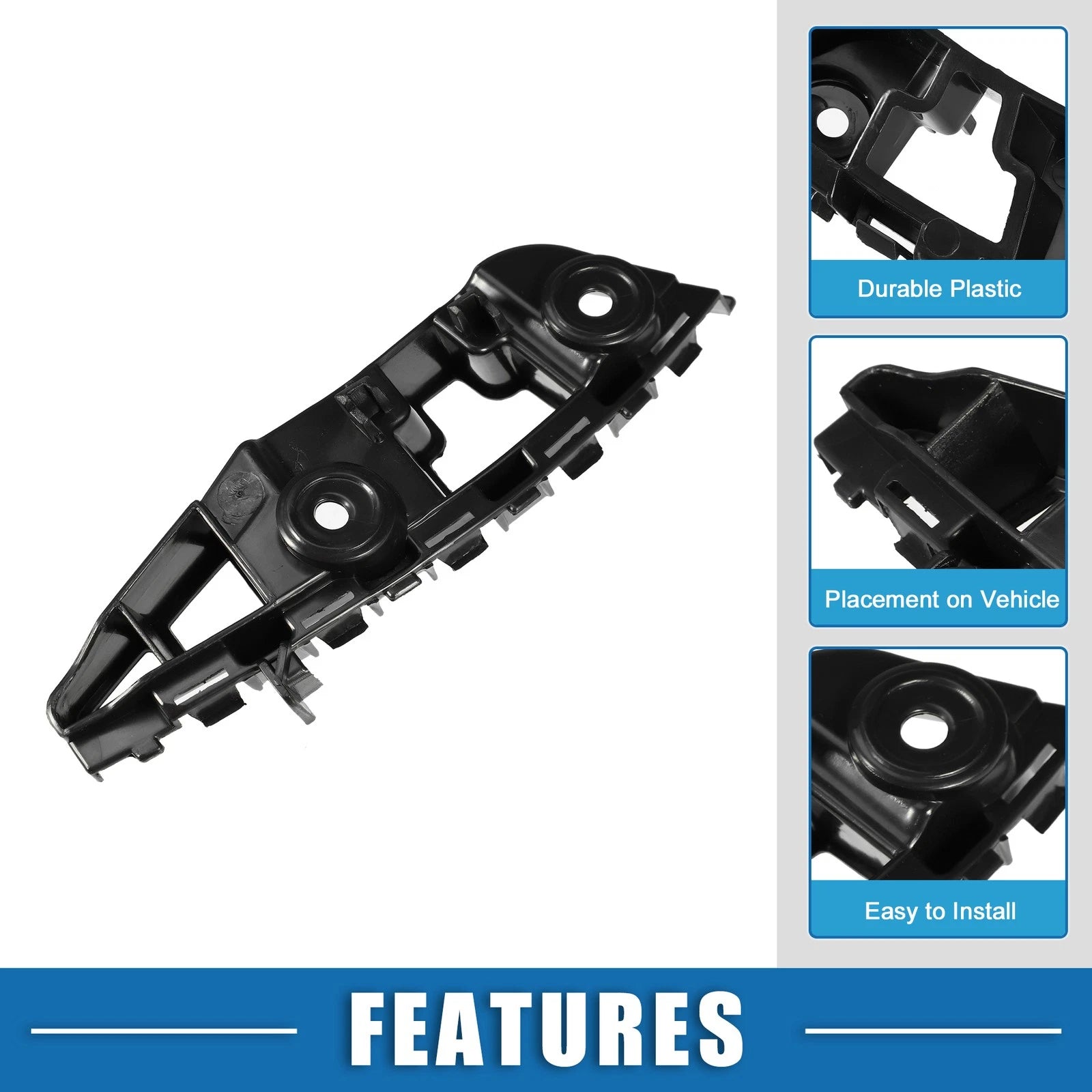 Left Driver Side Bumper Bracket No. 5C6807183A for Volkswagen Jetta (2015–2018)