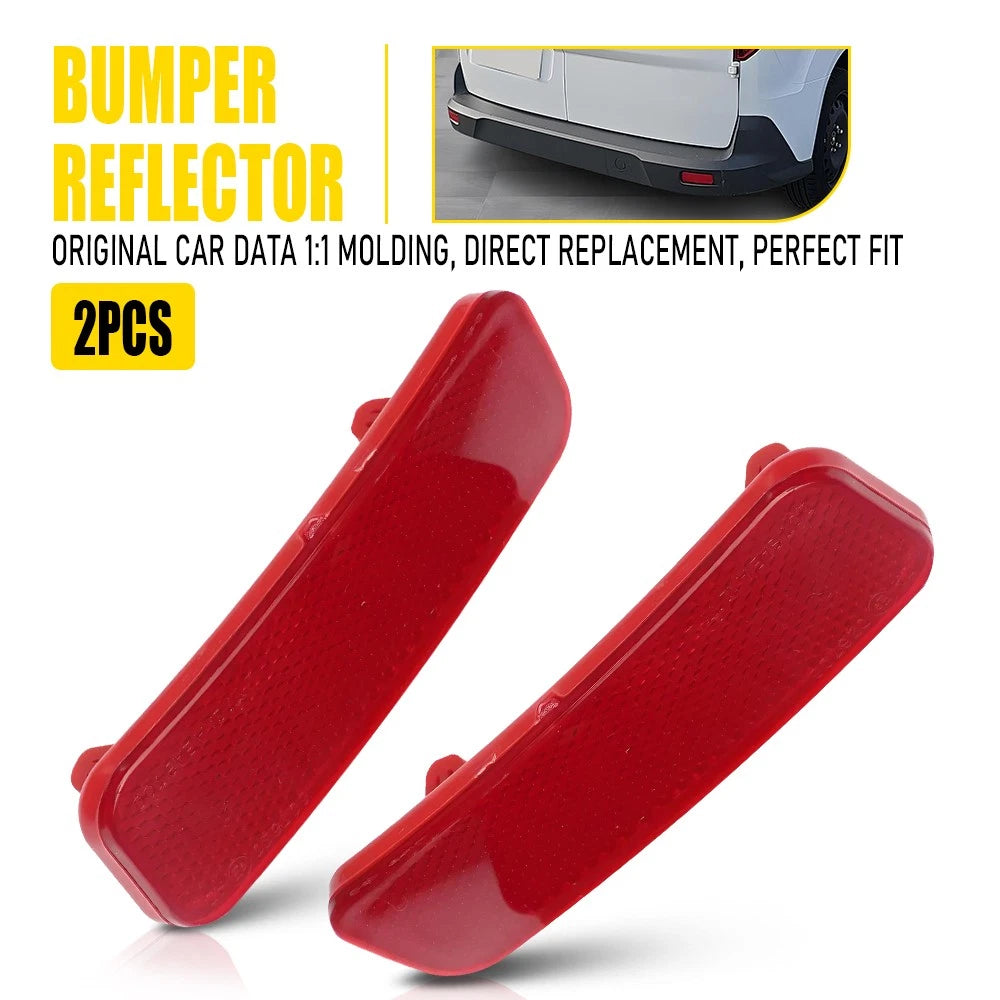 Pair Rear Bumper Reflector Set for Ford Transit Connect (2014–2022)