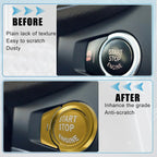 Start Stop Button Cover Sticker Kit for BMW 2 3 3GT 4 5 6 X1 X3 X4 Gold