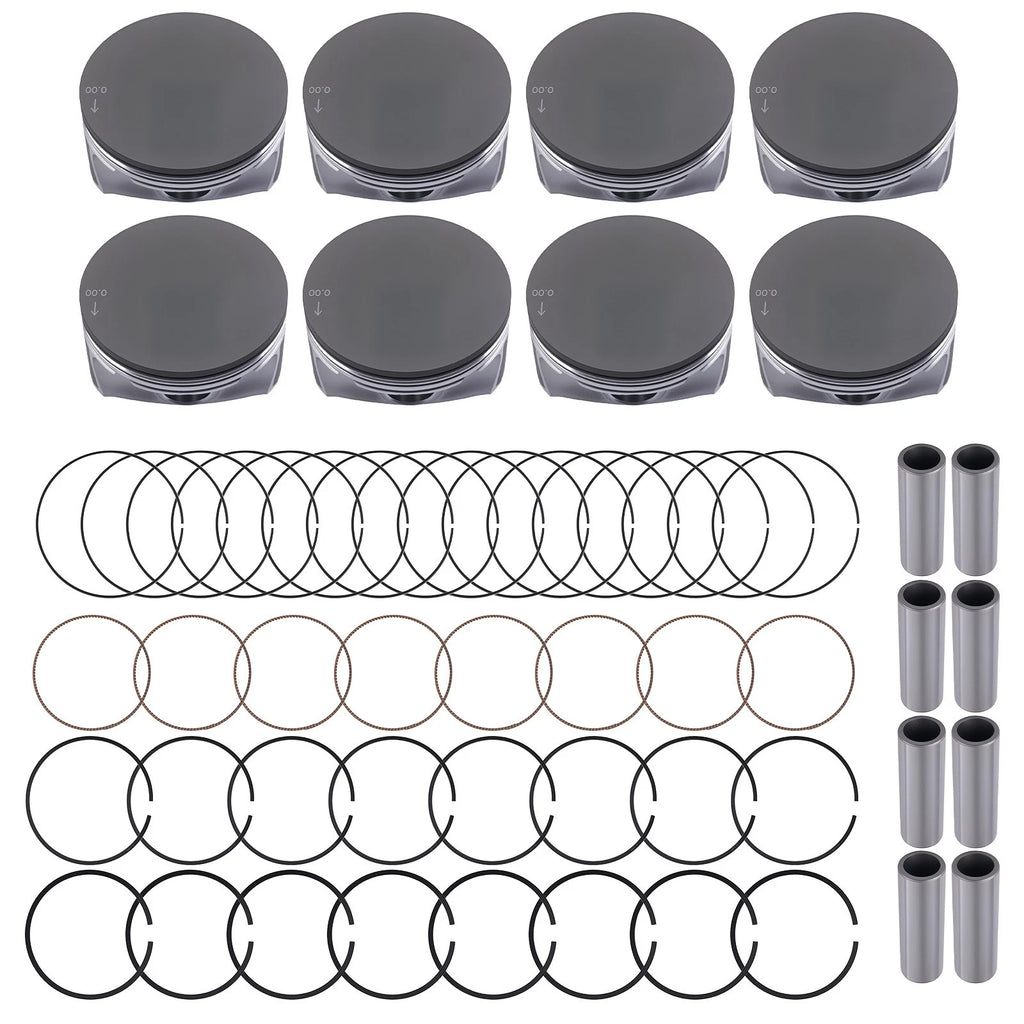 8pcs Piston Rings Kit for Jeep Grand Cherokee 5.7L V8 (2009–2016) 68046210AA