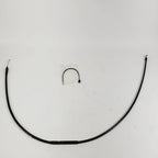 Magnum 41966 Hydraulic Clutch Cable for Harley (2017–2024) 66in Black Pearl Braided