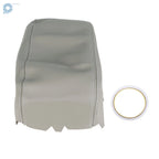 Center Console Lid Armrest Cover for Dodge Durango (2011-2019) Leather Gray