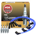 Set of 4 NGK G-Power Platinum Spark Plugs for Ford Mazda MX-6 (1992–1997)