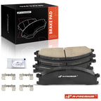 Set of 4 Front Ceramic Brake Pads for Nissan Frontier Pathfinder (1987–2004)