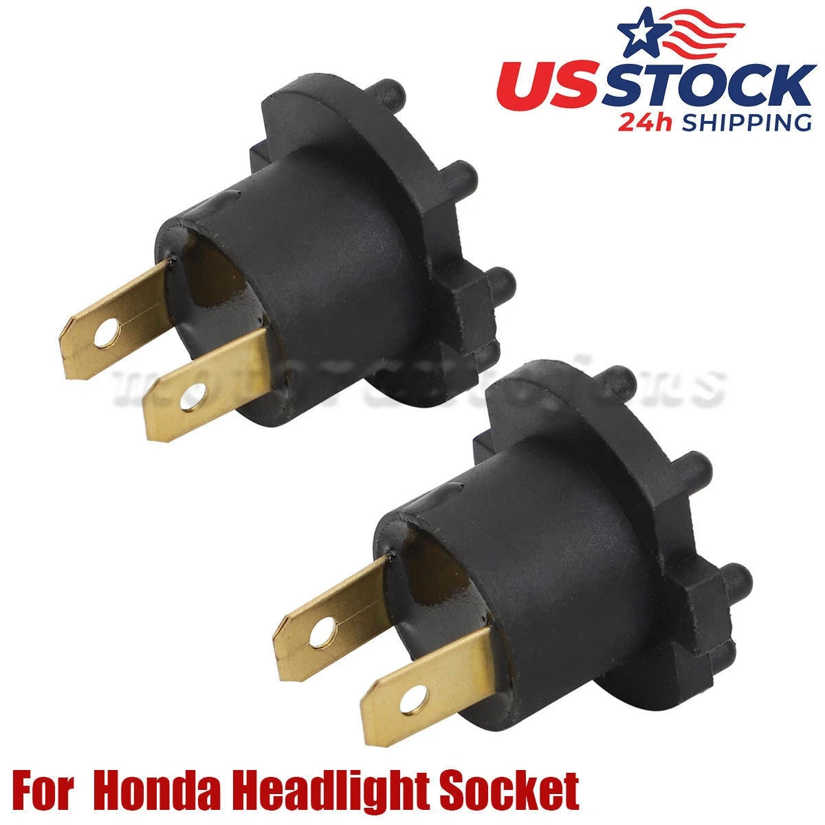 2X Headlight Socket Wire Harness for Honda CBR600RR CBR1000RR (2003–2007)
