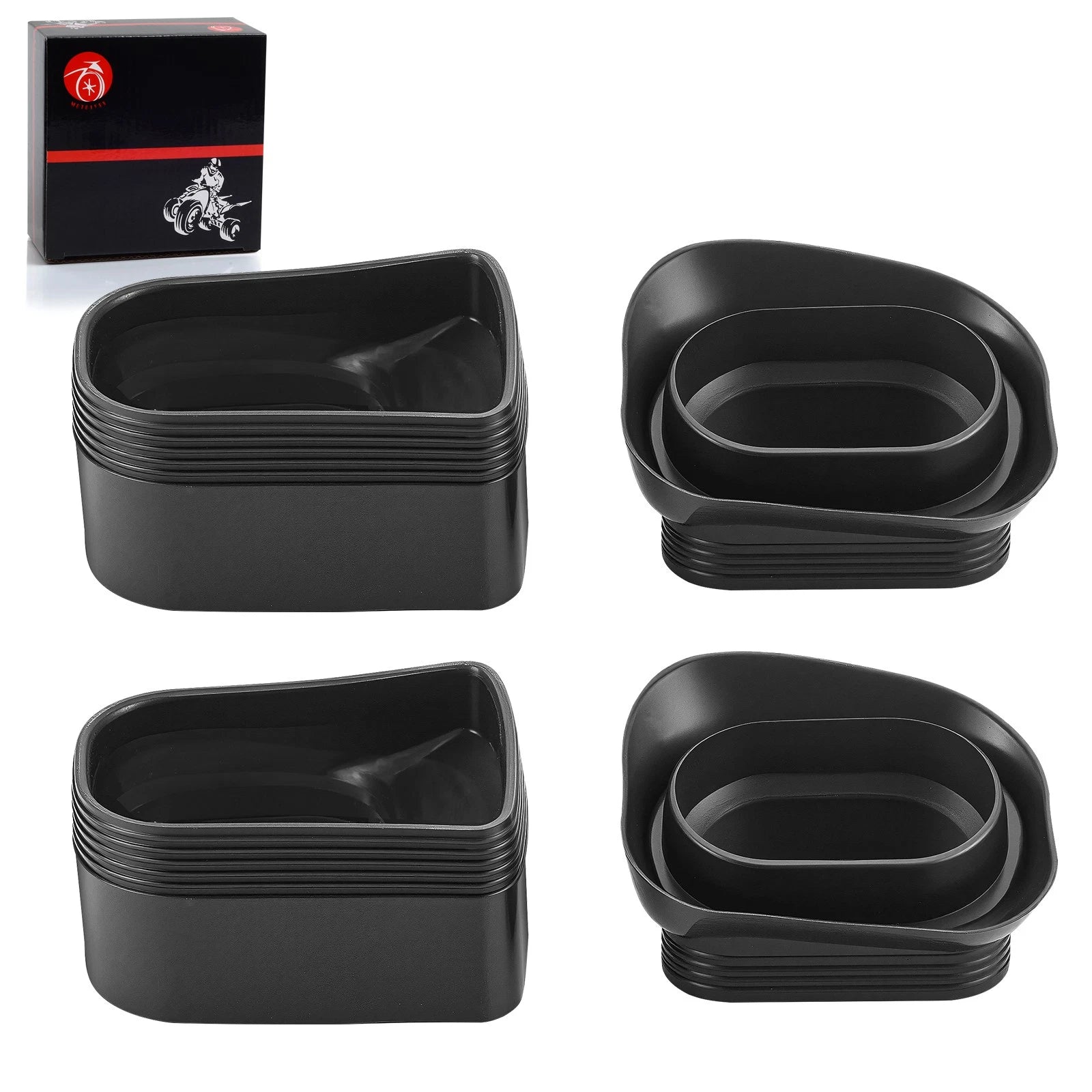 Ram Air Intake Duct Rubber Boots for Suzuki GSXR 600 & 750 (1997-2000)
