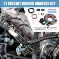Set of 1 Universal 21 Circuit Wiring Harness Kit for GM Chevy Ford Truck