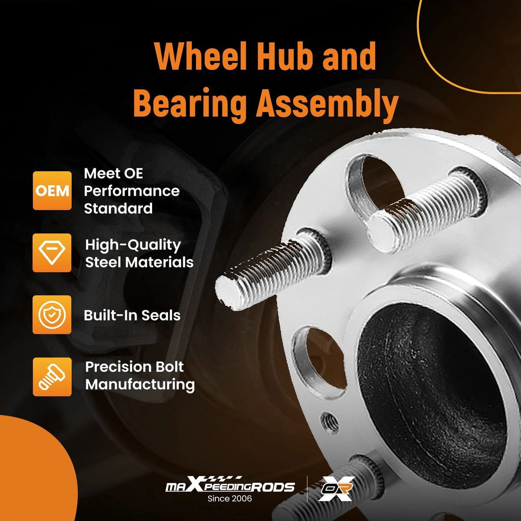 Rear Wheel Bearing & Hub Assembly for Honda Accord (2014–2017)