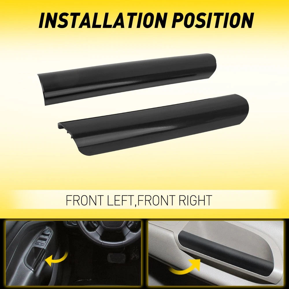 Set of 2 Inner Pull Handle Armrest Trim for Ford Escape (2013–2019)