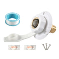 RV City Water Fill Inlet Connection Check Valve for RV Marine Caravans (N/A)