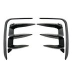 Rear Bumper Side Vent Spoiler Trim for BMW X3 G01 LCI M-Sport (2022–2023) Carbon Fiber