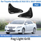 Set of 2 Front Bumper Fog Light Covers 8148102410 for Toyota Corolla 
