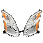Set of 2 Chrome Headlights for Toyota Prius (2006-2009)