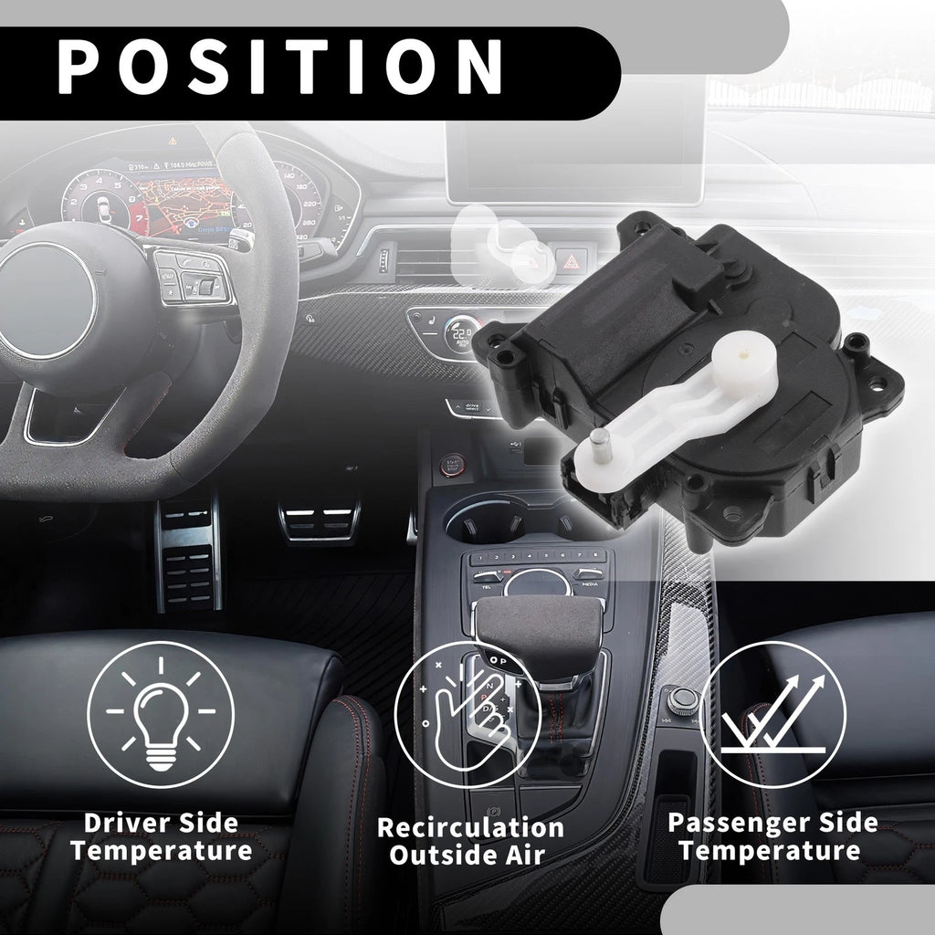2X HVAC Heater Blend Door Actuator No.8710641041 for Toyota Highlander (2001–2003)