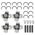 Set of 4 U-Joints for Polaris Front & Rear Prop Shaft (2202015, 2203703, 3260104)