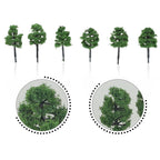 Set of 40 Model Trees for N Gauge Railway Scenery Layout