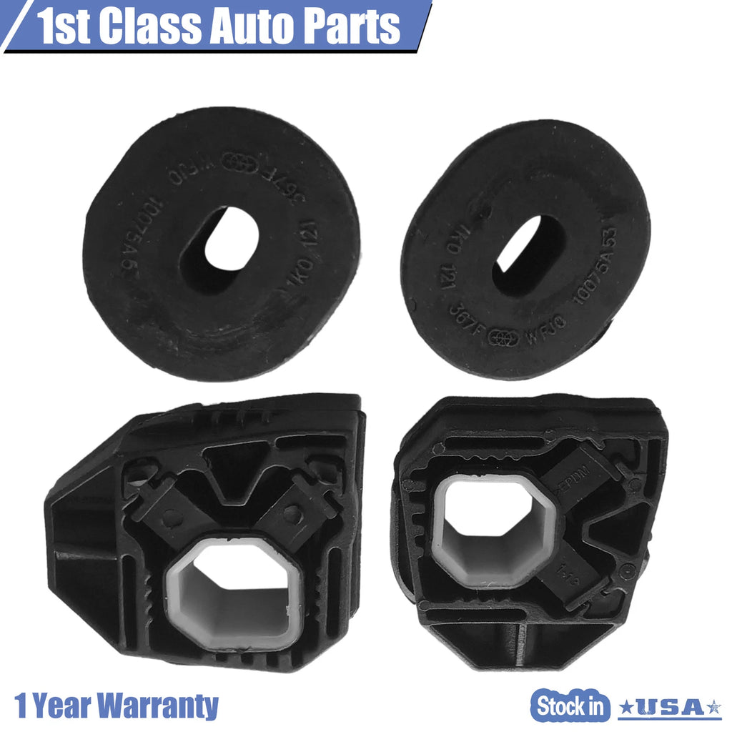 Set of 4 Upper Lower Radiator Mounts 1K0121367F for Audi A3 Quattro VW Beetle CC Eos (2006–2013)