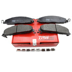 Set of 4 TRW Pro Rear Metallic Disc Brake Pads for Dodge Ram 1500 2500 3500 (2002–2023)