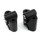 Black Handlebar Risers Lift Clamp Adapters for BMW R 18 Classic (2022-2023)