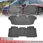 3D Molded Floor Mats for Honda Odyssey (2018–2026) - Front & Rear All Weather