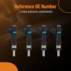 Set of 4 Fuel Injectors for Scion iQ 1.3L (2012–2015)