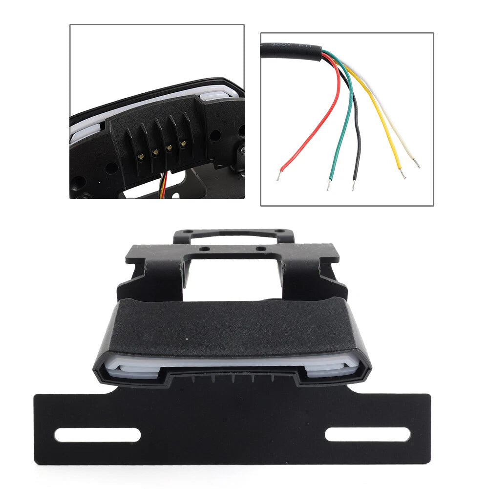 LED Tail Light Turn Signal Plate Holder for Kawasaki KLX230 (2021–2023)
