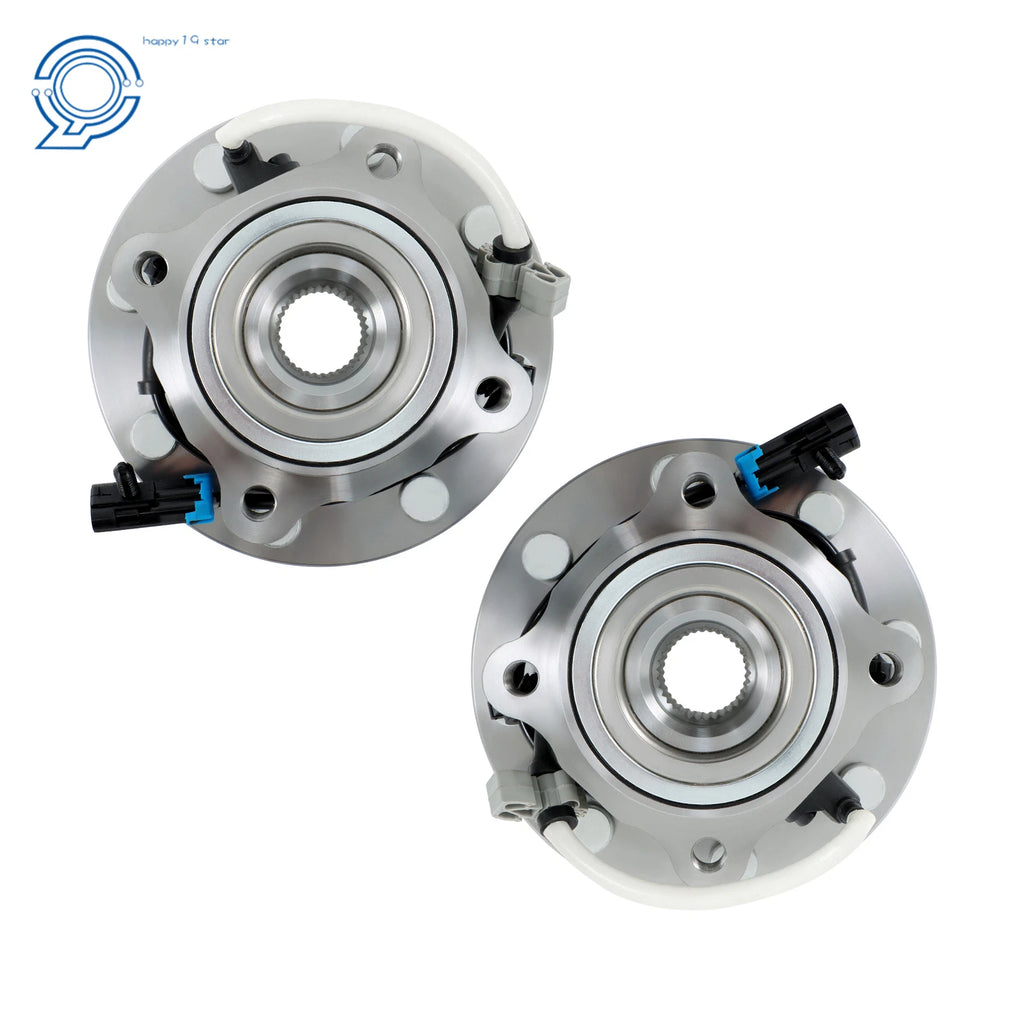 Set of 2 Front Wheel Bearing Hubs for Chevy Silverado GMC Sierra 2500 HD