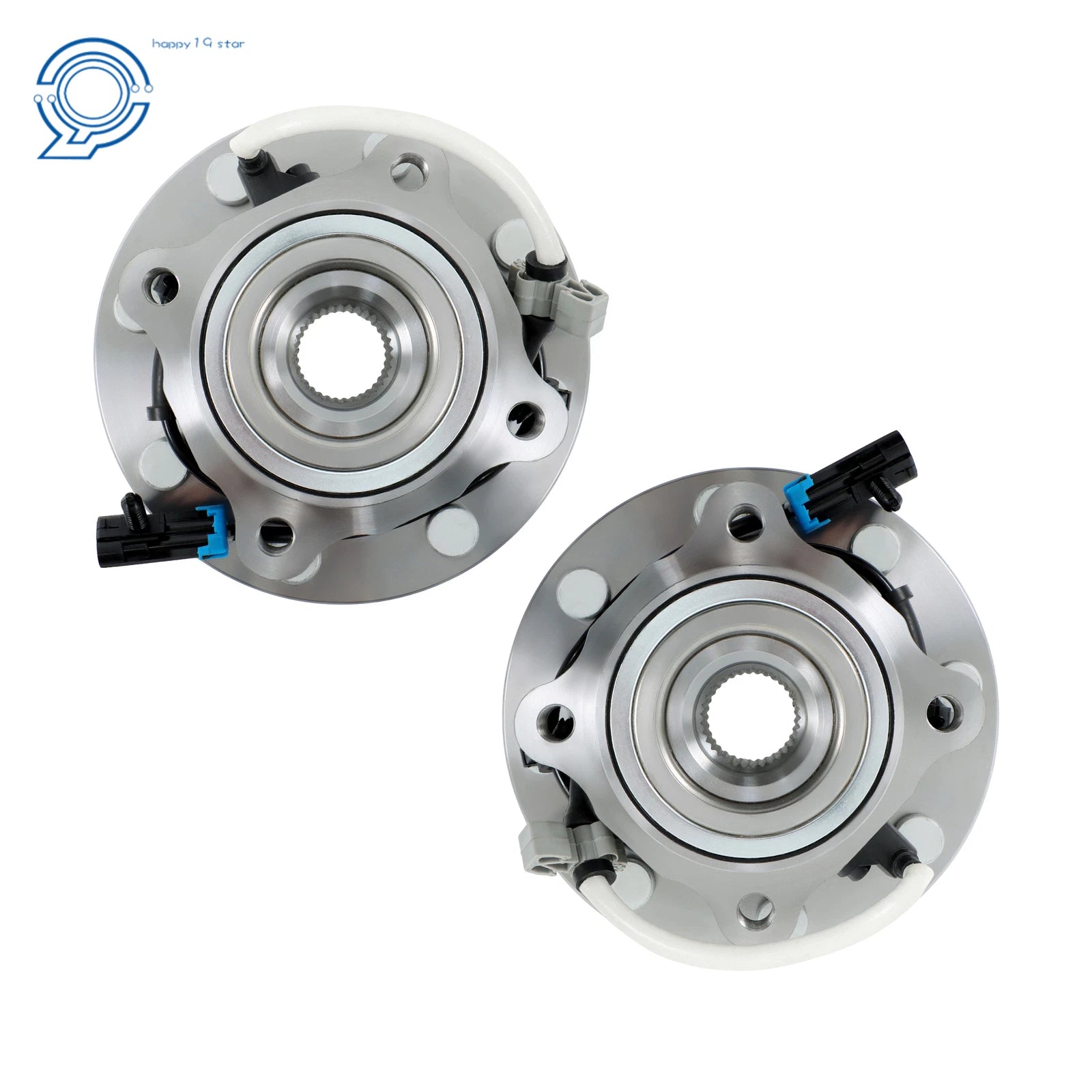Set of 2 Front Wheel Bearing Hubs for Chevy Silverado GMC Sierra 2500 HD