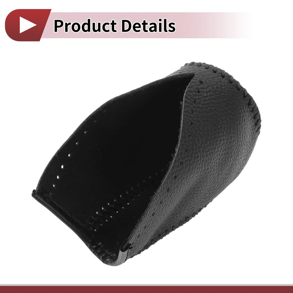 Gear Shift Knob Cover for Toyota Corolla (1 Pc, Black Faux Leather)