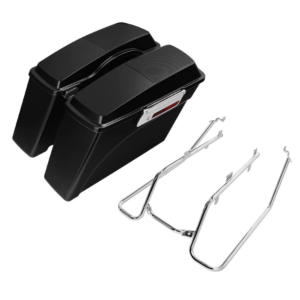 Hard Saddlebags Speaker Lid Conversion Bracket for Harley Dyna (2008–2017)