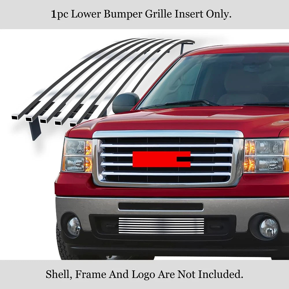 Lower Stainless Chrome Billet Grille for GMC Sierra 1500 (2007-2013)