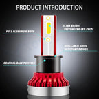 6000K Cool White 60W H3 LED Fog Light Bulbs Conversion Kit for Lexus (-)