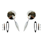 Side Mirror Set Pair with Hardware for 1963–1965 Chevrolet Corvair
