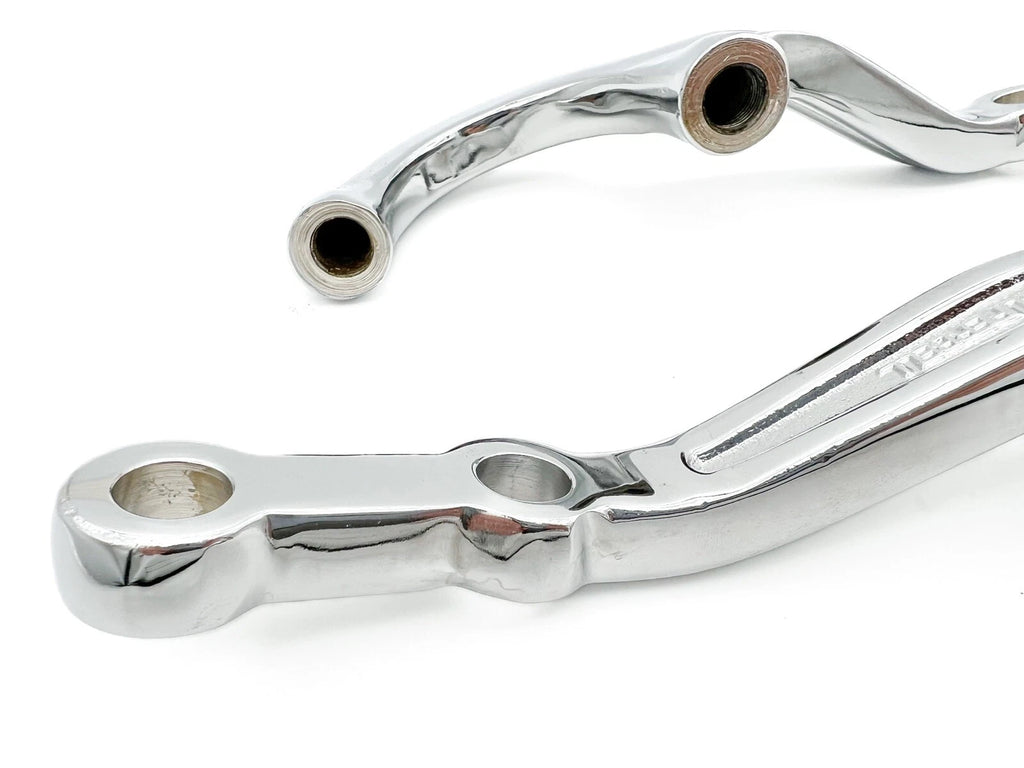 Chrome Steering Arms 2 Inch Drop Replacement for 1937-1948 Ford Spindles