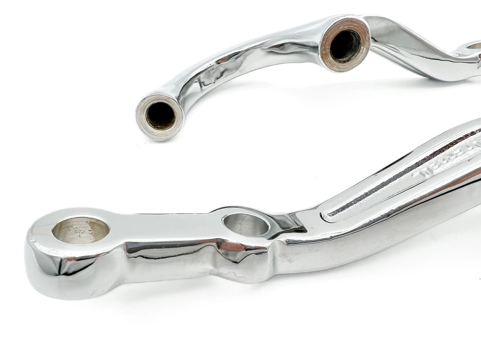 Chrome Steering Arms 2 Inch Drop Replacement for 1937-1948 Ford Spindles