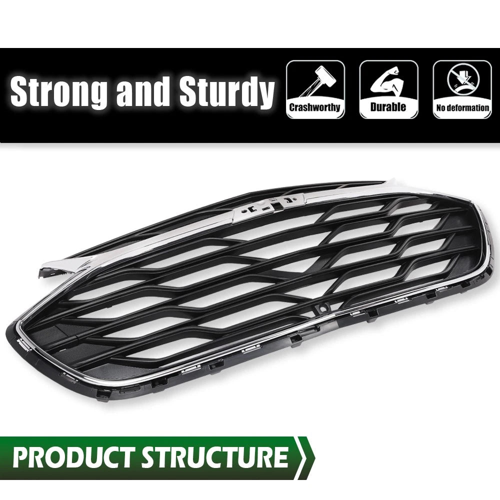 Front Upper Chrome Grille Assembly for Chevrolet Cruze (2019)