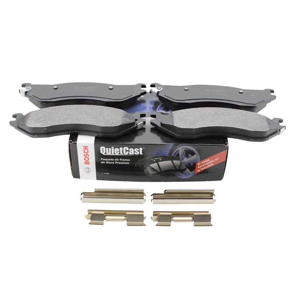 Bosch QuietCast Front Semi-Metallic Brake Pads for Dodge Ram 1500 (2002–2023)