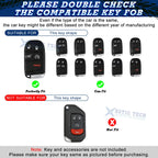 Pink Silicone Remote Key Chain Shell Cover for Jeep Dodge Chrysler (2014-2025)