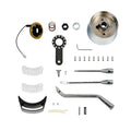 28" Chrome Tilt Steering Column & Adapter for Universal Applications