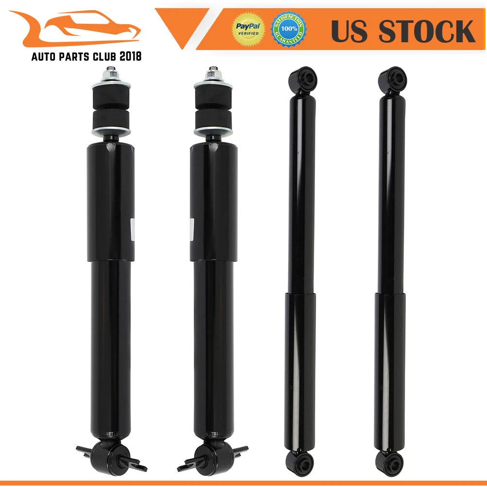 Set of 2 Front Rear Shocks for Dodge Ram 1500 2WD (2002–2008)