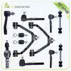 Set of 12 Front Suspension Tie Rods Control Arm Kit for Ford F-150 F-250 Expedition (4WD)