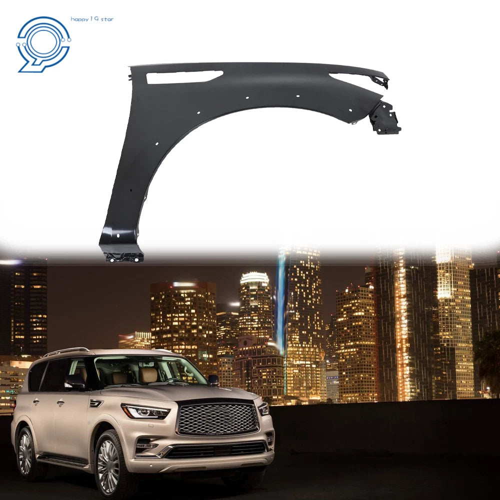 Front Right Fender Panel for Infiniti QX80 (2018–2022) Primed Steel